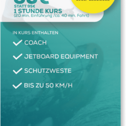 Preis Jetboard Kurs 1 Stunde